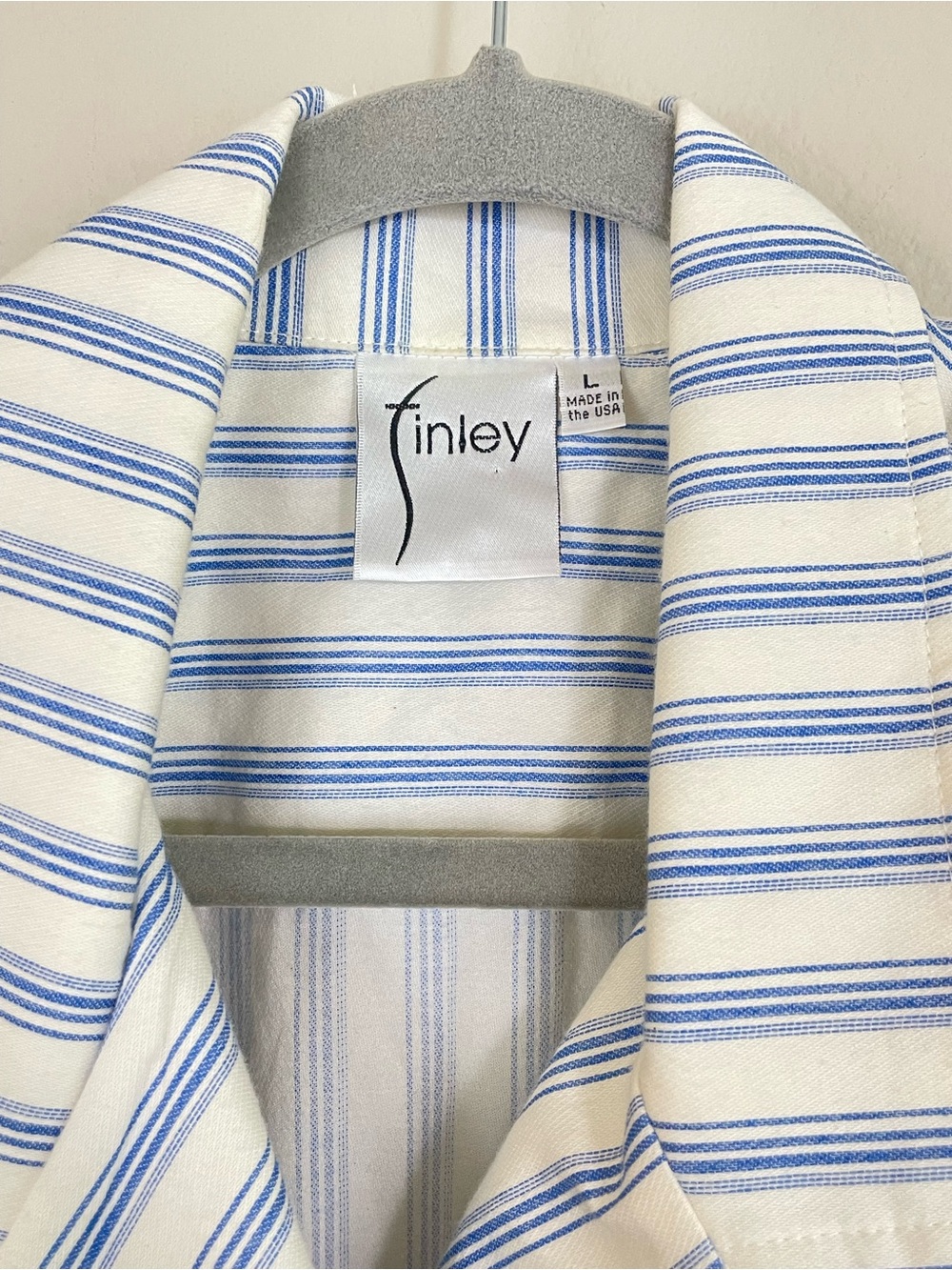 Finley Marni Striped Sleeveless Self-Belt Dress Size Large - Picture 4 of 9